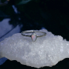 Handmade Opal Ring Sterling Silver Size 6.5 Australian Crystal Opal Rings for Wo