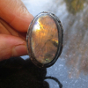 Handmade Labradorite RIng 925 Sterling Silver Chunky Statement Rings for Women
