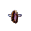 Handmade Boulder Opal Ring 925 Sterling Silver with Australian Opal Rings for Wo