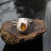 Handmade Cantera Opal Ring 925 Sterling Silver Size 7 Natural Opal from Mexico B