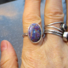 Handmade Mojave Turquoise Ring 925 Sterling Silver Rings for Women Size 7