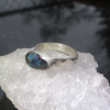 Boulder Opal Stacking Ring Handmade with Natural Australian Opal and 925 Sterlin