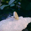 Handmade Oregon Sunstone Ring Sterling Silver Rough Crystal Rings for Women Size
