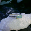 Handmade Opal Ring  Sterling Silver Size 6.5 Australian Opal Rings for Women