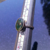 Handmade Opal Ring 925 Sterling Silver Indonesian Opalized Wood Size 7