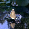 Handmade Oregon Sunstone Ring Sterling Silver Rough Crystal Rings for Women Size