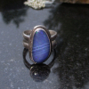 Australian Opal Ring 925 Sterling Silver Handmade Rings Size 8.5 Statement Ring