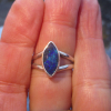 Handmade Opal Ring Sterling Silver Rings for Women Size 7.5 Natural Australian O