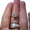 Handmade Opal Silver Ring Handmade with 925 Sterling Silver and Australian Opal
