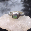 Handmade Australian Opal Ring 925 Sterling Silver Size 8 Rings for Women