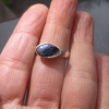 Boulder Opal Stacking Ring Handmade with Natural Australian Opal and 925 Sterlin
