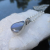 Handmade Boulder Opal Necklace with Natural Australian Opal Pendant October Birt