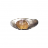 Oregon Sunstone Ring Size 6 Handmade 925 Sterling Silver Natural Raw Stone Ring Molten Silver Oregon Sunstone Ring Size 6 Handmade 925 Sterling Silver Natural Raw Stone Ring