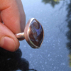 Handmade Boulder Opal Ring with Natural Australian Opal and 925 Sterling Silver