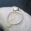 Handmade Fire Opal Ring Sterling Silver Size 5 with Natural Mexican Opal