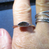 Handmade Boulder Opal Stacking Ring 925 Sterling Silver Size 8 Queensland Austra