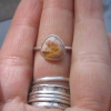 Handmade Opal Ring 925 Sterling Silver Size 7 with Natural Mexican Opal  Cantera