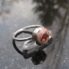 Opal Ring 925 Sterling Silver Size 6 Natural Mexican Opal Cantera Opal in Matrix Handmade Rings for Women Opal Ring 925 Sterling Silver Size 6 Natural Mexican Opal Cantera Opal in Matrix