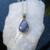 Handmade Boulder Opal Necklace with Natural Australian Opal Pendant October Birt