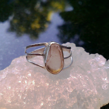 Oregon Sunstone Ring 925 Sterling Silver Schiller Handmade Crystal Rings for Wom